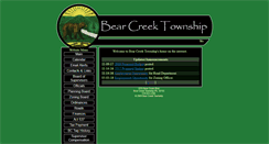 Desktop Screenshot of bearcreektownship.org